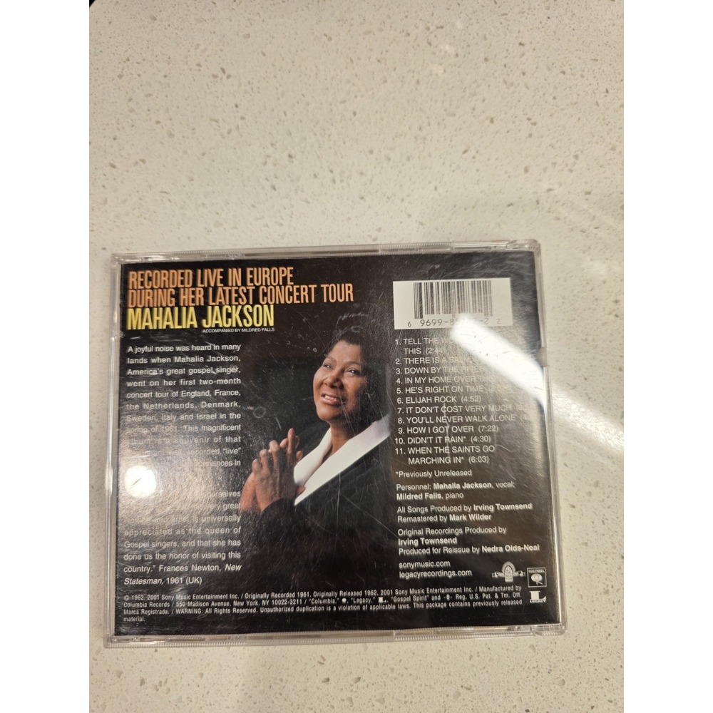Mahalia Jackson Recorded in Europe During Her Latest Concert Tour (Hole Barcode) - Picture 7 of 7